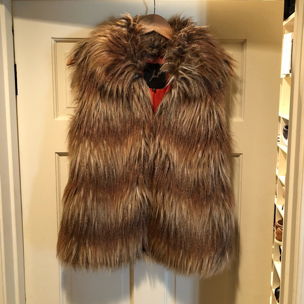 Jack by BB Dakota Faux Fur lined vest